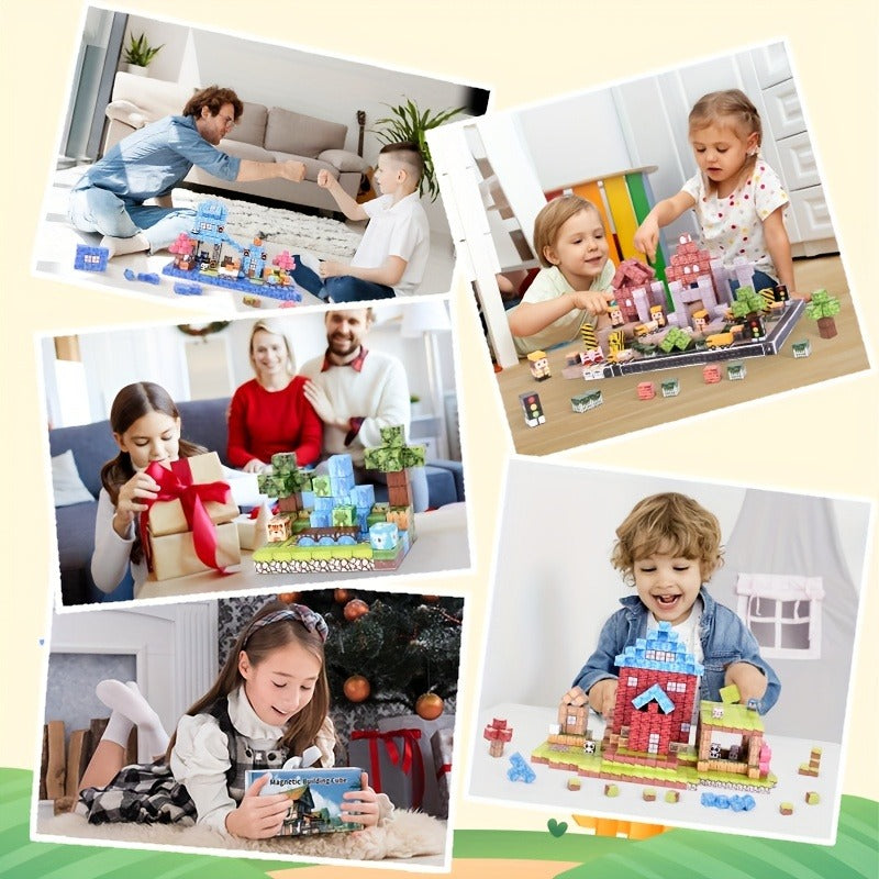 100pcs Magnetic Building Blocks Set - STEM Sensory Construction Toy for Youngsters, Green ABS Material, Perfect Birthday & Holiday Gift for Boys & Girls Ages 3-12