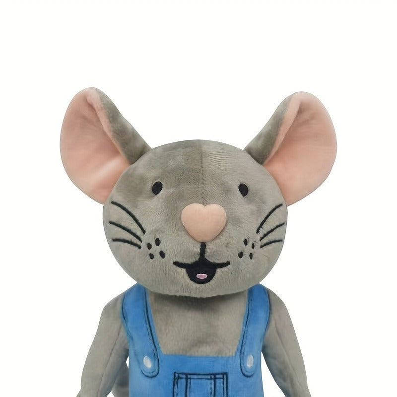 Cookie Mouse Plush, 9.5 Inches Cute Mice Cartoon Anime Soft Plushies, Animal Plush Pillow Doll Toy Birthday Gift for Friends Book Lovers, Room Decoration