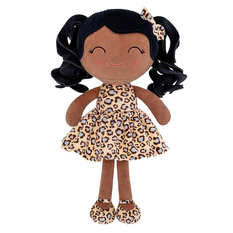 Stuffed Animals & Plush Toys Plush Leopard Doll 1pc 12-Inch Brown Polyester Birthday Party Gift First Baby Girls Children's Play Partner Baby Girl Gift Holiday Party Decorat Item