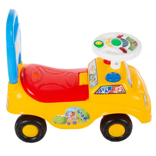 Ride on Toy Activity Car Dashboard has interactive electronic activities with fun sounds Dashboard has interactive electronic activities with fun sounds and lights