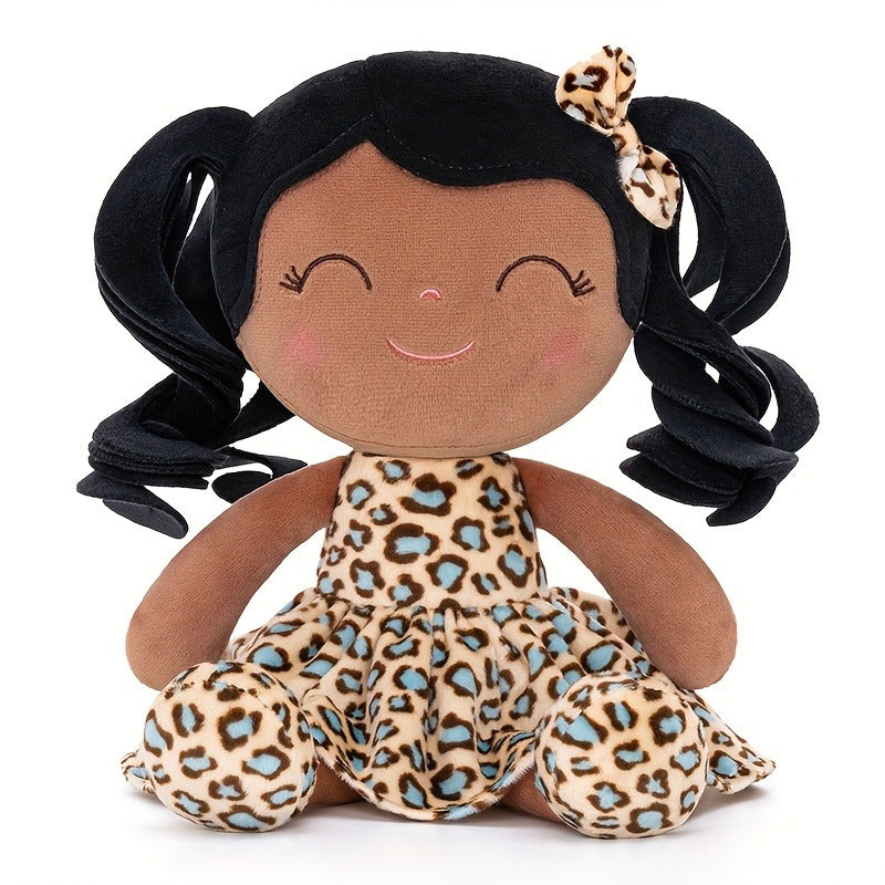 Stuffed Animals & Plush Toys Plush Leopard Doll 1pc 12-Inch Brown Polyester Birthday Party Gift First Baby Girls Children's Play Partner Baby Girl Gift Holiday Party Decorat Item
