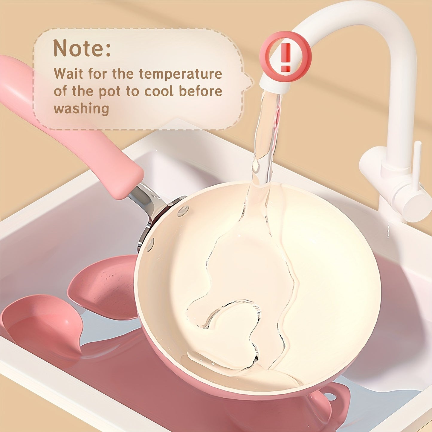 Cooking Set Real Safe Easy Kitchen Tools, Utensils Includes Stove Burner Aprons Cooking Tool Etc For Real Food Making Aged 8 -12 Educational Toys (Pink)