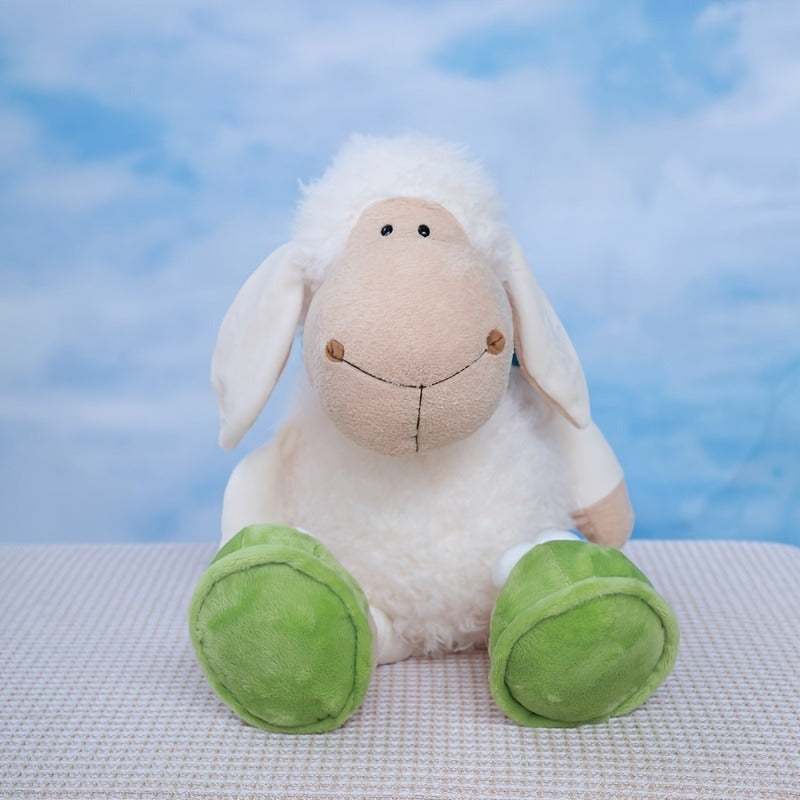 1pc Cute Lamb Pet Plush Toy - Soft Fluffy Lamb with Expressive Eyes, Chew-Resistant Polyester Stuffed Animal for Dogs, Cats, Puppy & Kitten Training, Cuddly Companion - Ideal Gift for Pet Owners, Playful Design, Chewproof Material, Cat Enthusiasts